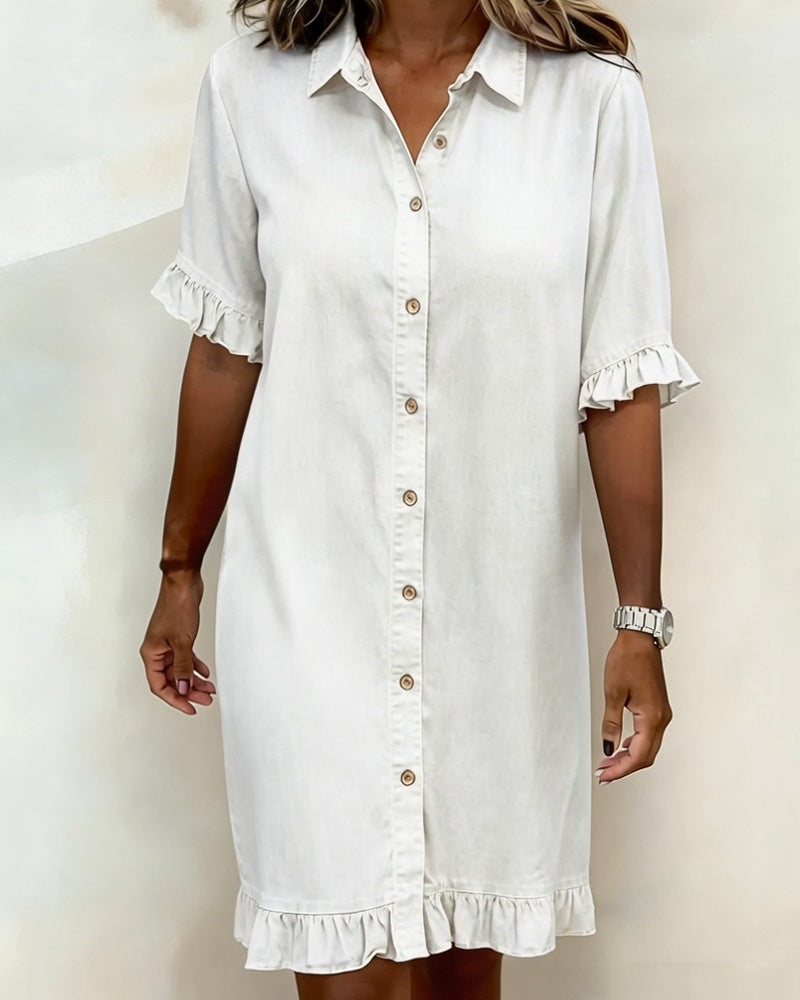 VEXA® | Vestido cómodo con pliegues favorecedores – Estilo y comodidad para cualquier ocasión