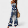 Dakota - Conjunto elegante de chalecos con cordones y pantalones