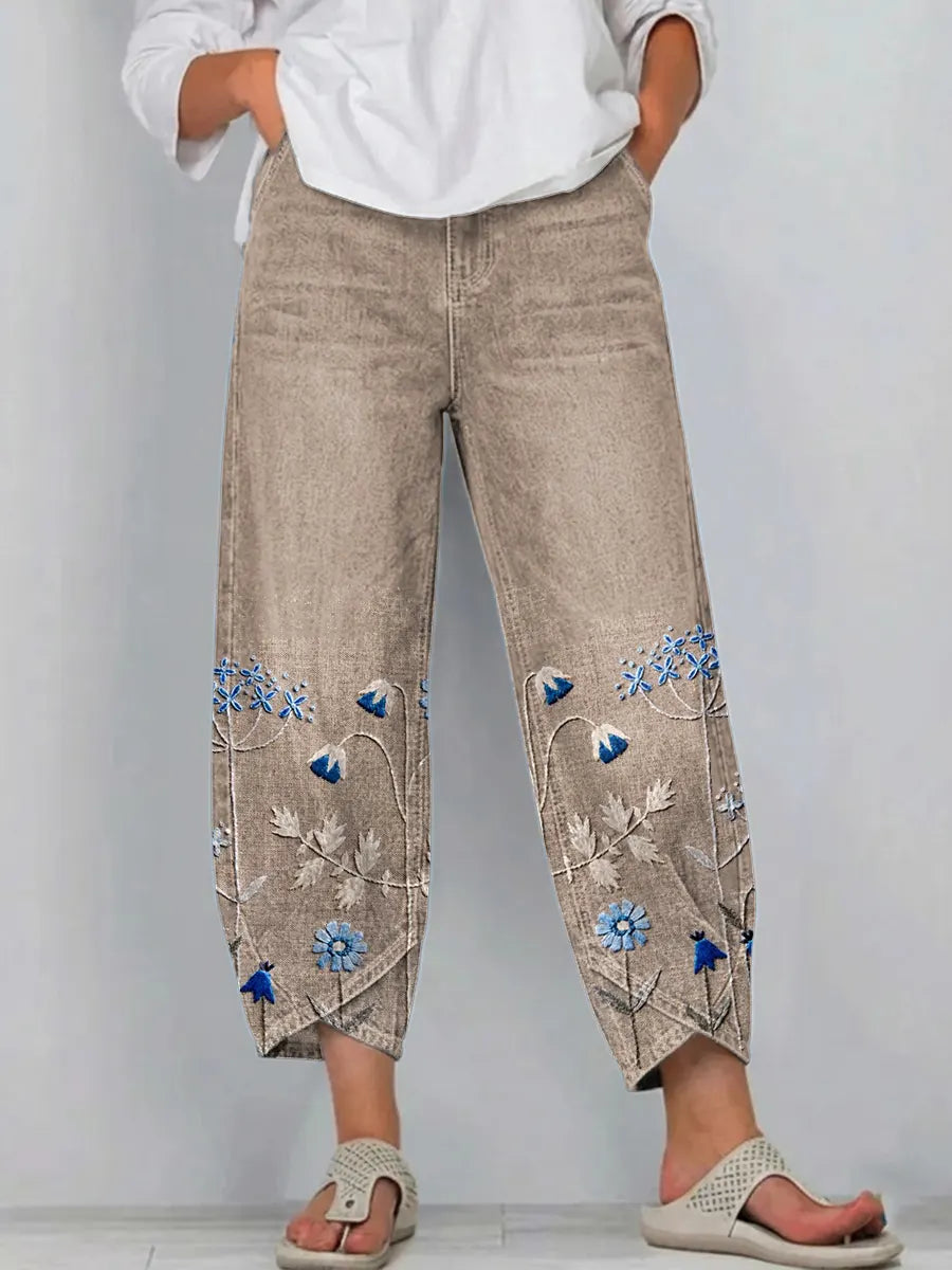 Aven™ | Pantalones casuales con sutiles detalles de bordado