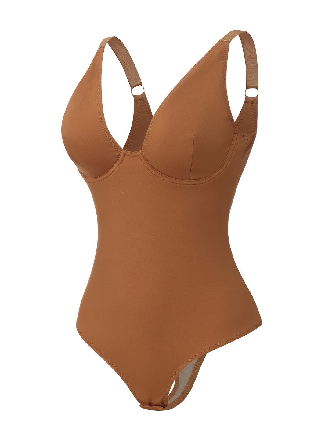 Body con escote en V profundo