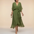Monica - Vestido con escote en V