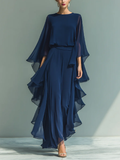 Aurora | Conjunto elegante de chiffón con volante