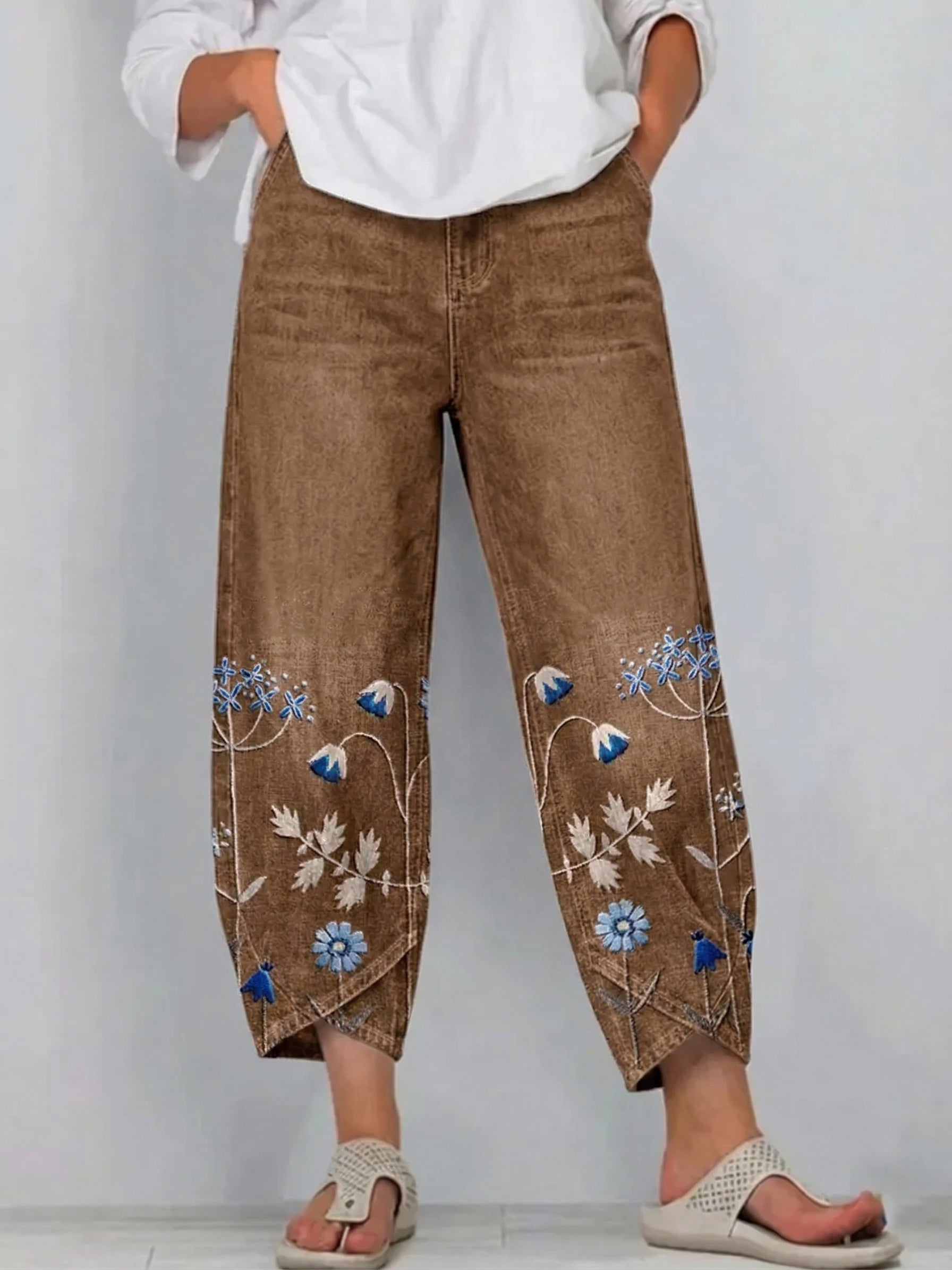 Aven™ | Pantalones casuales con sutiles detalles de bordado